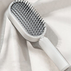 Self-Cleaning Hair Brush – Anti-Static Scalp Massage Detangling Comb