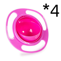 360° Rotate Spill-Proof Baby Bowl – Durable, Easy-to-Clean Dish