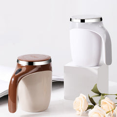 Rechargeable Self-Stirring Mug – Magnetic Coffee & Milkshake Cup