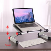 Foldable Laptop Stand – Adjustable Ergonomic Desk & Tablet Holder
