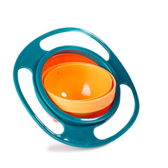 360° Rotate Spill-Proof Baby Bowl – Durable, Easy-to-Clean Dish