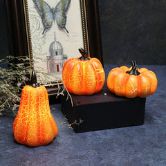 Halloween Pumpkin Lantern – LED Candle Resin Decorative Light
