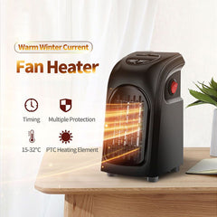 Mini Electric Air Heater Fan – Portable Ceramic Heater for Home & Office