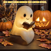 LED Ghost Night Light – Kids Bedside Lamp Warm Halloween Decoration