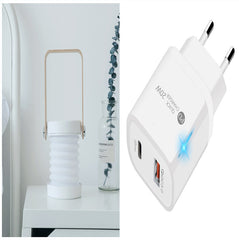 Foldable LED Night Light – Touch Dimmable Portable USB Lantern Lamp