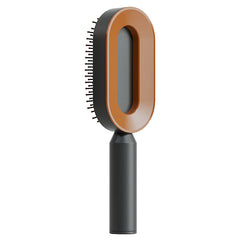 Self-Cleaning Hair Brush – Anti-Static Scalp Massage Detangling Comb