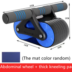 Double Wheel Ab Roller – Automatic Rebound Abdominal Fitness Trainer
