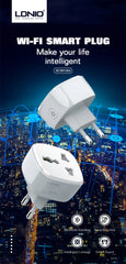 LDNIO Wifi Smart Plug Devices Socket With Timer Tuya APP Remote Control Smart Switch Alexa UK US EU to Universal Adapter