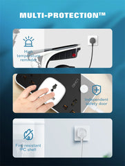 LDNIO Wifi Smart Plug Devices Socket With Timer Tuya APP Remote Control Smart Switch Alexa UK US EU to Universal Adapter
