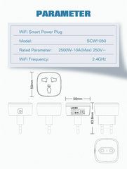 LDNIO Wifi Smart Plug Devices Socket With Timer Tuya APP Remote Control Smart Switch Alexa UK US EU to Universal Adapter