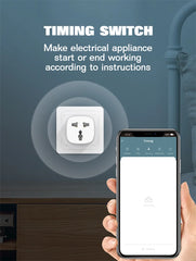 LDNIO Wifi Smart Plug Devices Socket With Timer Tuya APP Remote Control Smart Switch Alexa UK US EU to Universal Adapter