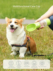 Dog Water Bottle Portable Pet Drinking Water Feeder Bowl Dog Cat Food Feeding for Puppy Dog Cat Outdoor Walking Travel Supplies