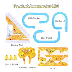 Kids Electric Small Duck Climbing Stairs Toy