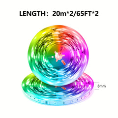 Smart LED Light Strip for Bedroom - 3ft to 100ft, Color Change, Support APP and Remote Control, USB Power Supply, Perfect Home P