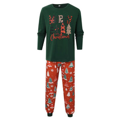 New Family Matching Christmas Pajamas for the Whole Family Mother Daughter Father Son Baby Sleepwear Couples Cotton Loungewear