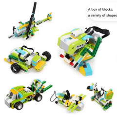 STEM Educational Building Blocks Kit with Bluetooth Connectivity for WeDo 2.0 Core Programming Learning