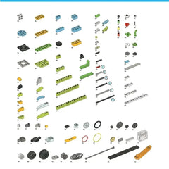 STEM Educational Building Blocks Kit with Bluetooth Connectivity for WeDo 2.0 Core Programming Learning