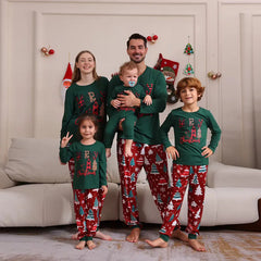 New Family Matching Christmas Pajamas for the Whole Family Mother Daughter Father Son Baby Sleepwear Couples Cotton Loungewear