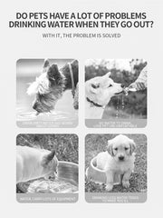 Portable Dog Water Bottle Feeder Pet Drinker Bowl for Small Large Dogs Puppy Cat Outdoor Travel Drinking Chihuahua Accessories