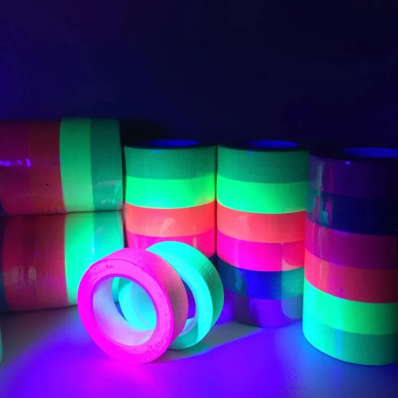 Glow Cotton Neon Gaffer Party Tape