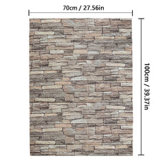3D Brick Pattern Wall Sticker