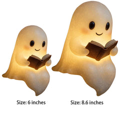 LED Ghost Night Light – Kids Bedside Lamp Warm Halloween Decoration