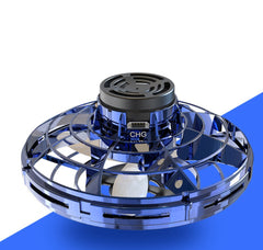 Mini LED Flying Spinner – Fingertip Gyro UFO Drone Toy for Kids