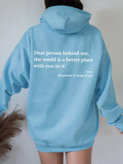 Unisex Printed Hoodie – Plush Kangaroo Pocket Drawstring Pullover