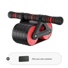 Double Wheel Ab Roller – Automatic Rebound Abdominal Fitness Trainer