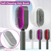 Self-Cleaning Hair Brush – Anti-Static Scalp Massage Detangling Comb