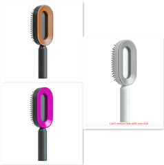 Self-Cleaning Hair Brush – Anti-Static Scalp Massage Detangling Comb