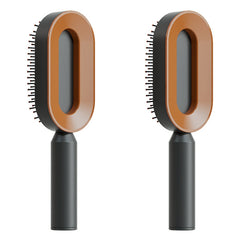Self-Cleaning Hair Brush – Anti-Static Scalp Massage Detangling Comb