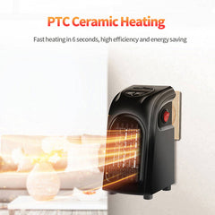 Mini Electric Air Heater Fan – Portable Ceramic Heater for Home & Office