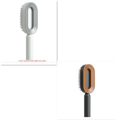 Self-Cleaning Hair Brush – Anti-Static Scalp Massage Detangling Comb