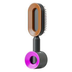 Self-Cleaning Hair Brush – Anti-Static Scalp Massage Detangling Comb