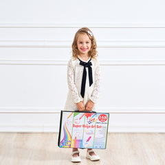 168-Piece Painting & Watercolor Pen Set for School & Art Supplies