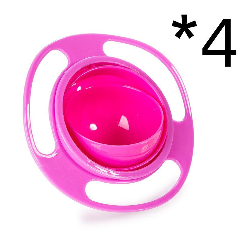 360° Rotate Spill-Proof Baby Bowl – Durable, Easy-to-Clean Dish