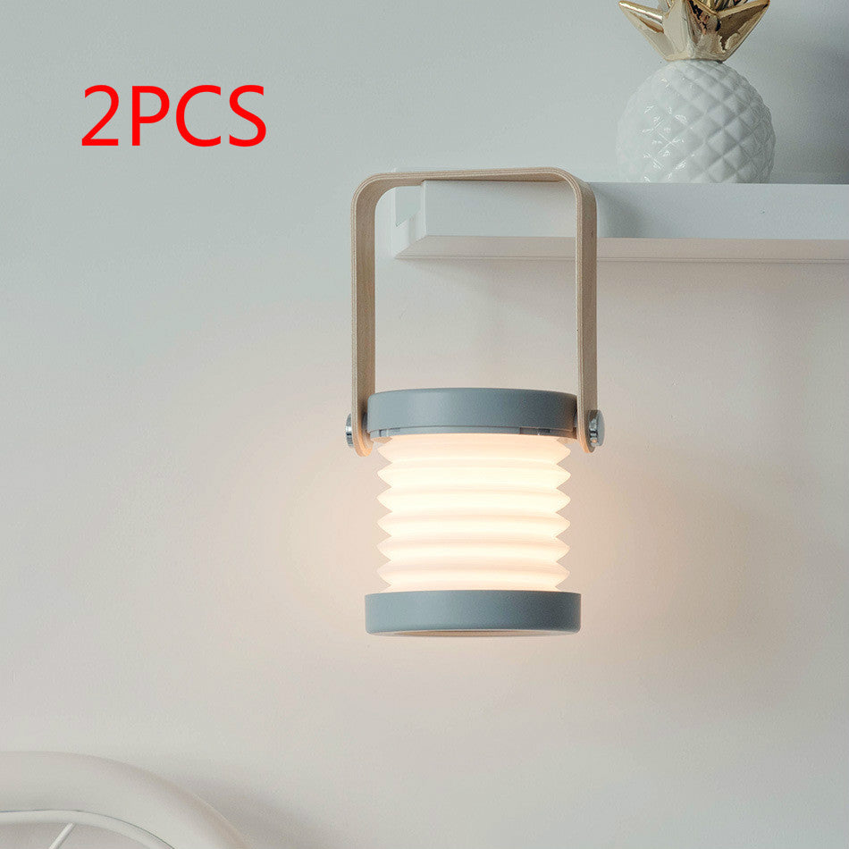 Foldable LED Night Light – Touch Dimmable Portable USB Lantern Lamp