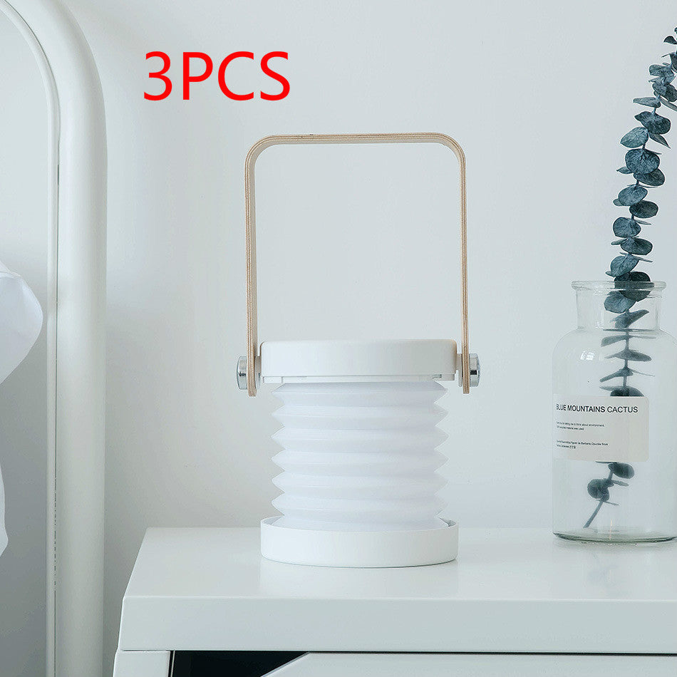 Foldable LED Night Light – Touch Dimmable Portable USB Lantern Lamp