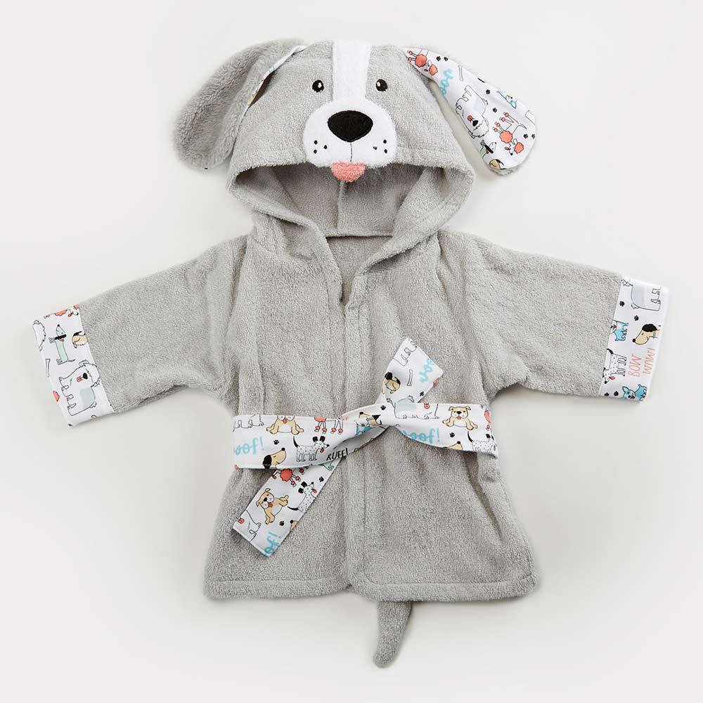 Cartoon Animal Baby Hooded Bathrobe – Soft Cotton Towel for 0-3 Years