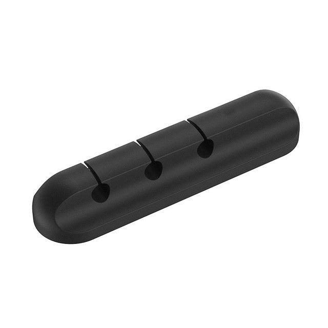 Silicone Cable Organizer – USB Cord Winder & Desktop Wire Clips