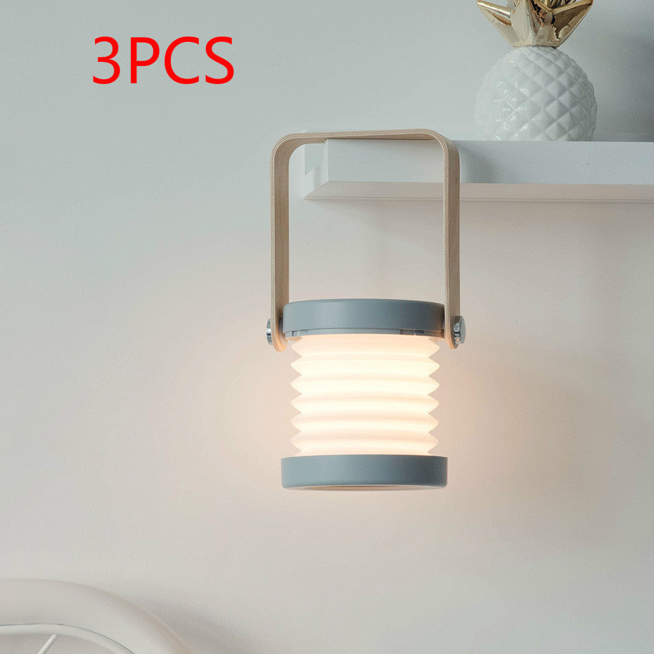 Foldable LED Night Light – Touch Dimmable Portable USB Lantern Lamp
