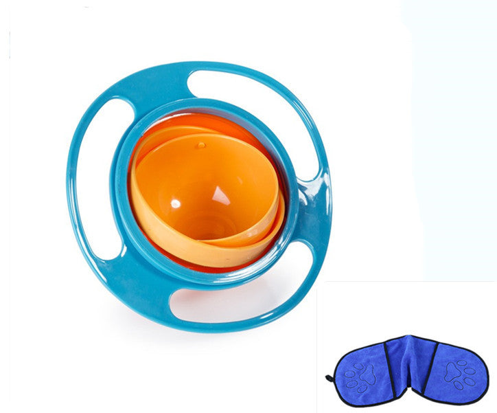 360° Rotate Spill-Proof Baby Bowl – Durable, Easy-to-Clean Dish