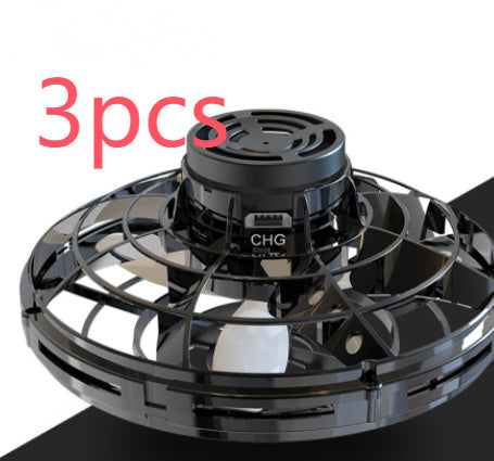 Mini LED Flying Spinner – Fingertip Gyro UFO Drone Toy for Kids
