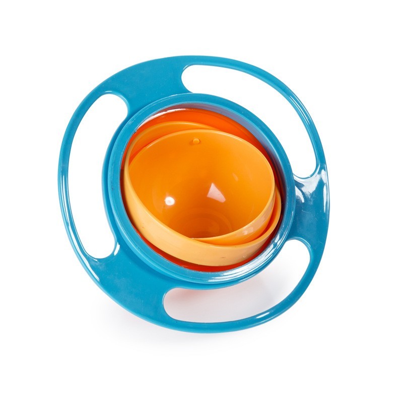 360° Rotate Spill-Proof Baby Bowl – Durable, Easy-to-Clean Dish