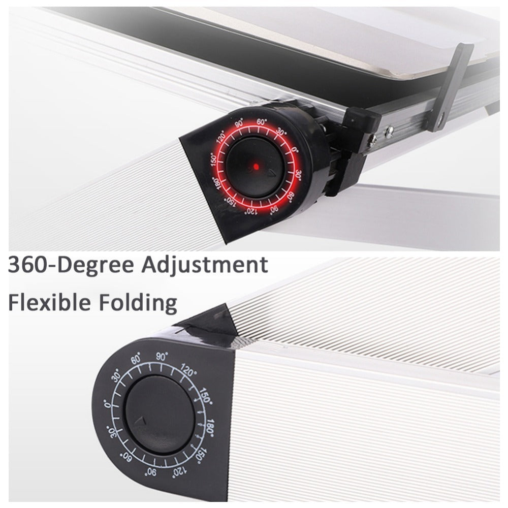 Foldable Laptop Stand – Adjustable Ergonomic Desk & Tablet Holder