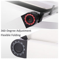 Foldable Laptop Stand – Adjustable Ergonomic Desk & Tablet Holder