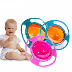360° Rotate Spill-Proof Baby Bowl – Durable, Easy-to-Clean Dish