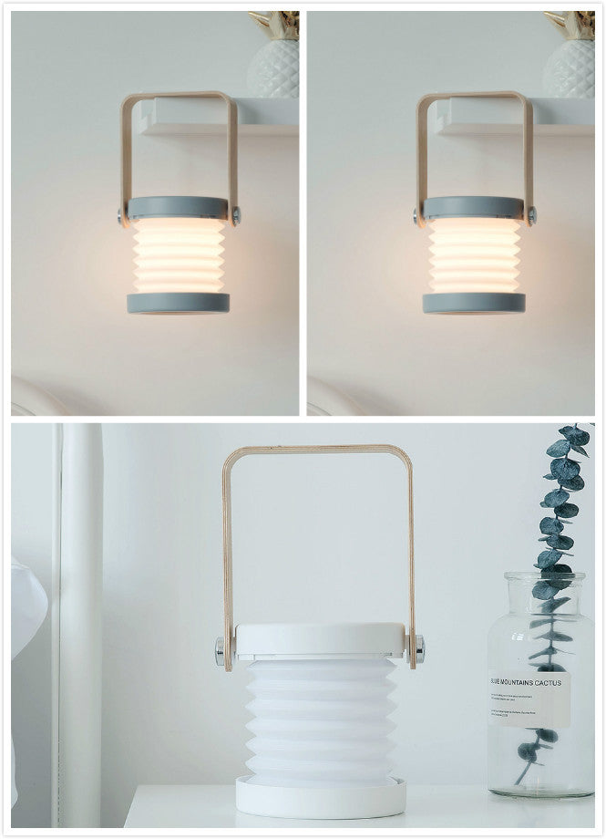 Foldable LED Night Light – Touch Dimmable Portable USB Lantern Lamp