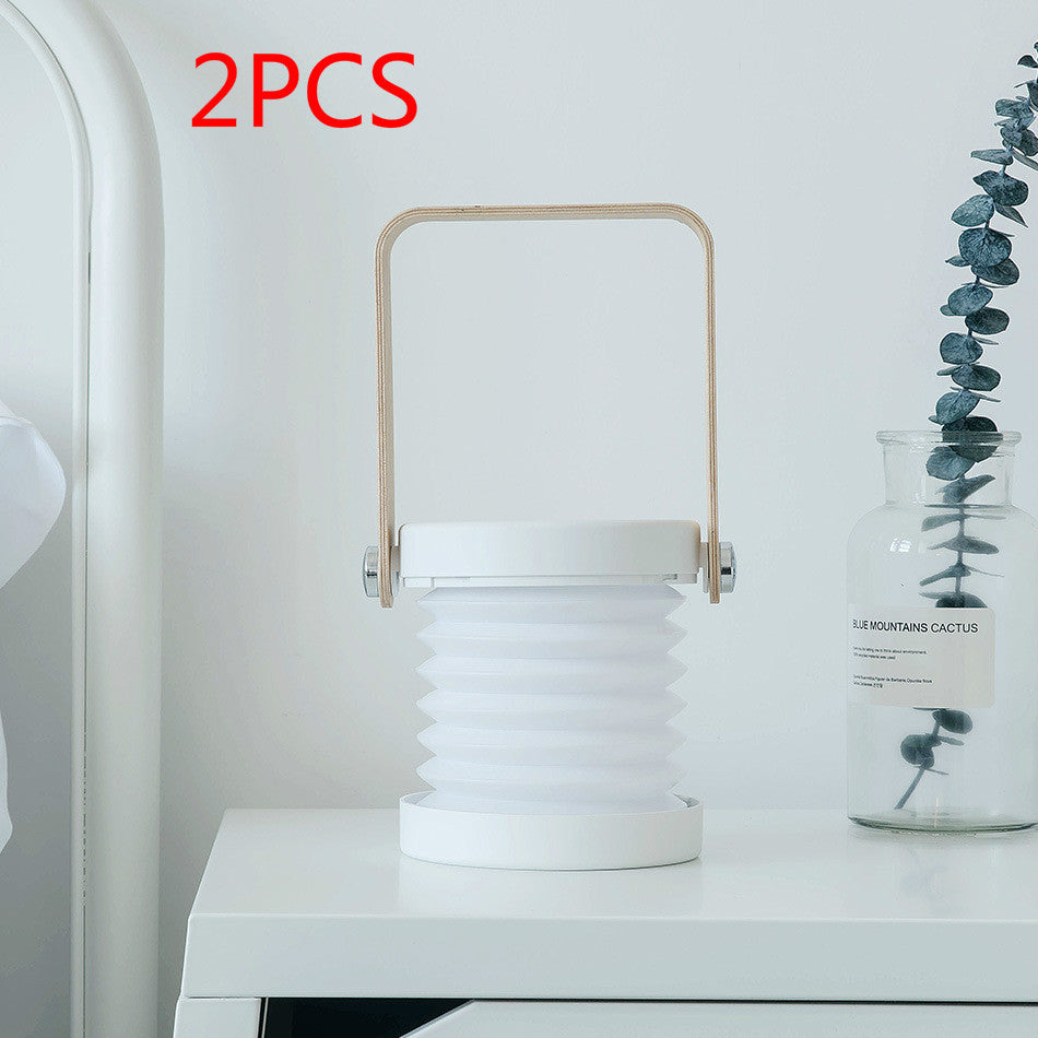 Foldable LED Night Light – Touch Dimmable Portable USB Lantern Lamp